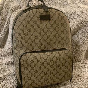 Authentic Gucci GG Supreme Canvas Backpack